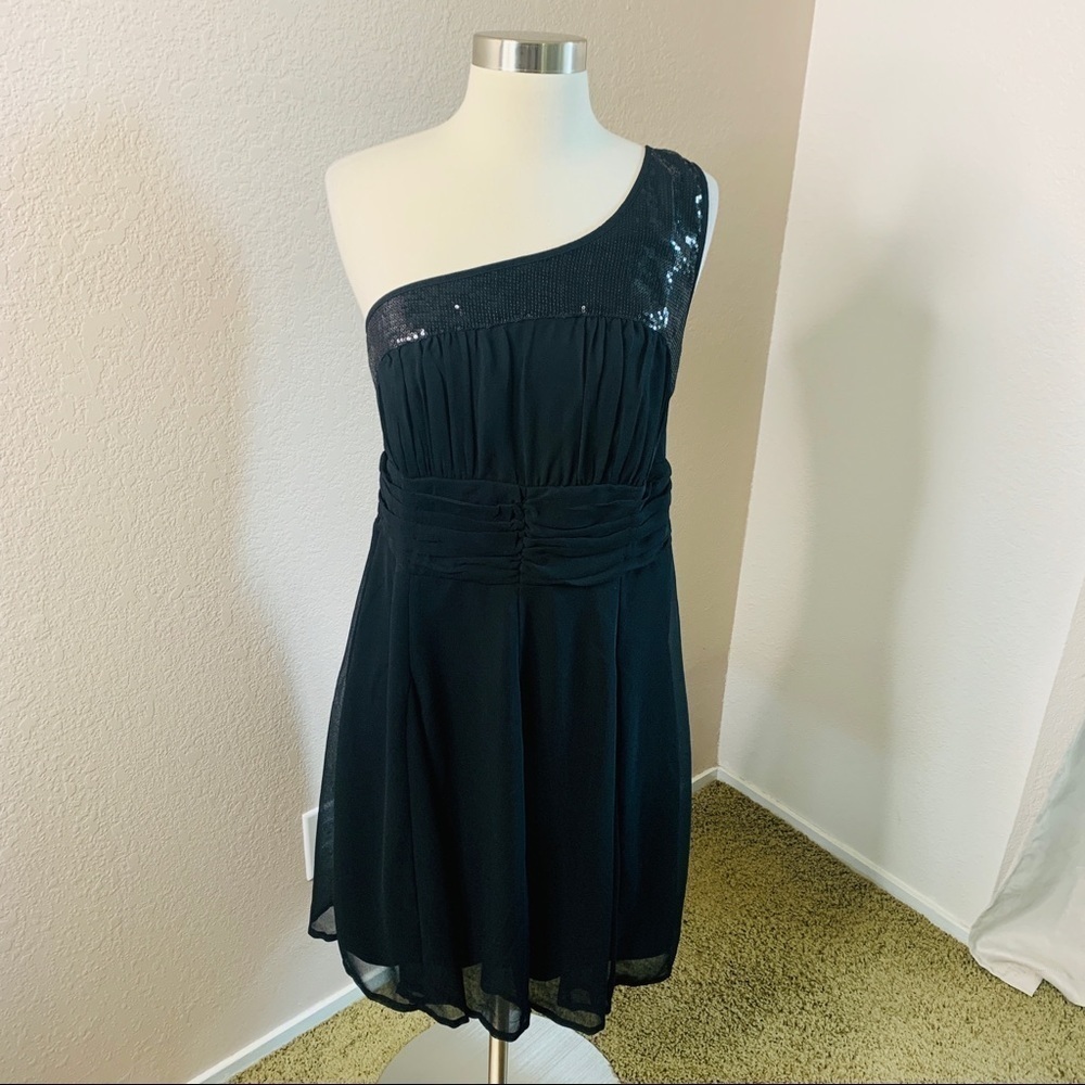 Venus Vintage One Shoulder Sequined Top Dress Size 8